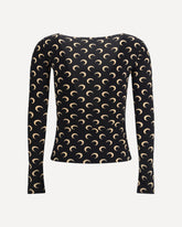 Recycled Moon Top - BLACK | Base Blu