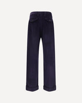 Pantaloni in velluto di cotone - BLU | Base Blu