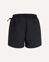 Red Box belted Shorts - BLACK | Base Blu