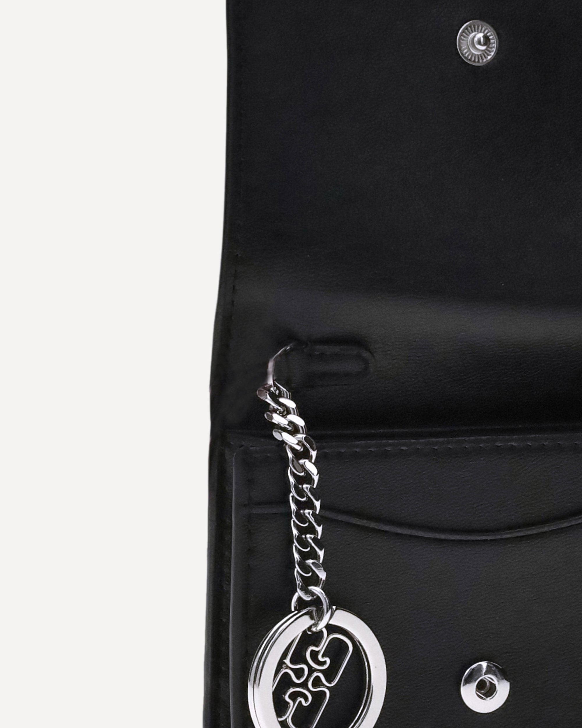 GANNI Bou Card Holder with Animals BLACK | Base Blu