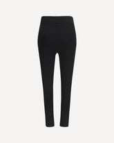 Leggings Moon Logo in maglia  - NERO | Base Blu