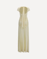 Draped jersey Dress - YELLOW | Base Blu