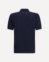 Merino wool Polo - BLUE | Base Blu