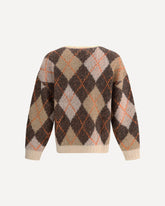 Rhombus Sweater - BROWN | Base Blu