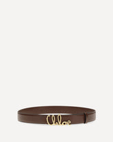 Iconic leather Belt - BROWN | Base Blu