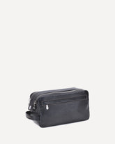 Beauty Case in pelle martellata - NERO | Base Blu