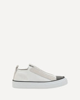 Sneakers with iconic embellishments - WHITE | Base Blu