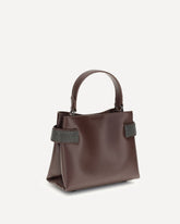 Leather Handbag - BORDEAUX | Base Blu