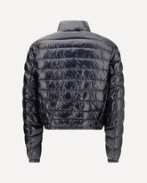 Knut Short Down Jacket from Moncler x EE72 by Edward Enninful - BLACK | Base Blu