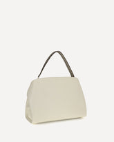 Borsa a Spalla Hug Soft grande - CREMA  | Base Blu