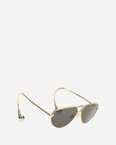 Drop Aviator Sunglasses - GOLD | Base Blu