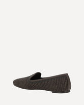 Raffia Loafers - BROWN | Base Blu