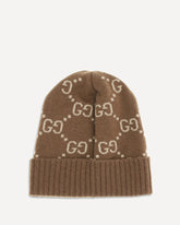 Cappello GG in cashmere  - MARRONE | Base Blu