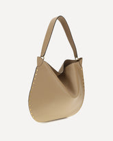 Oskan Hobo Shoulder Bag - BEIGE | Base Blu