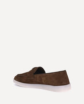 Suede Loafers - BROWN | Base Blu