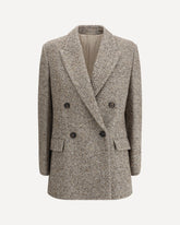 Virgin Wool and Silk mélange Jacket - MULTICOLOUR | Base Blu