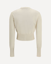 Bea cropped Cardigan - CREAM | Base Blu