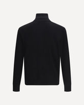 Check wool Sweater - BLACK | Base Blu