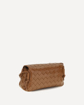 Intrecciato Shoulder Bag - BROWN | Base Blu
