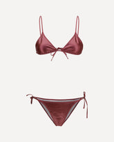 Metallic Swimsuit - BORDEAUX | Base Blu