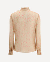 Rouches silk Blouse - MULTICOLOUR | Base Blu