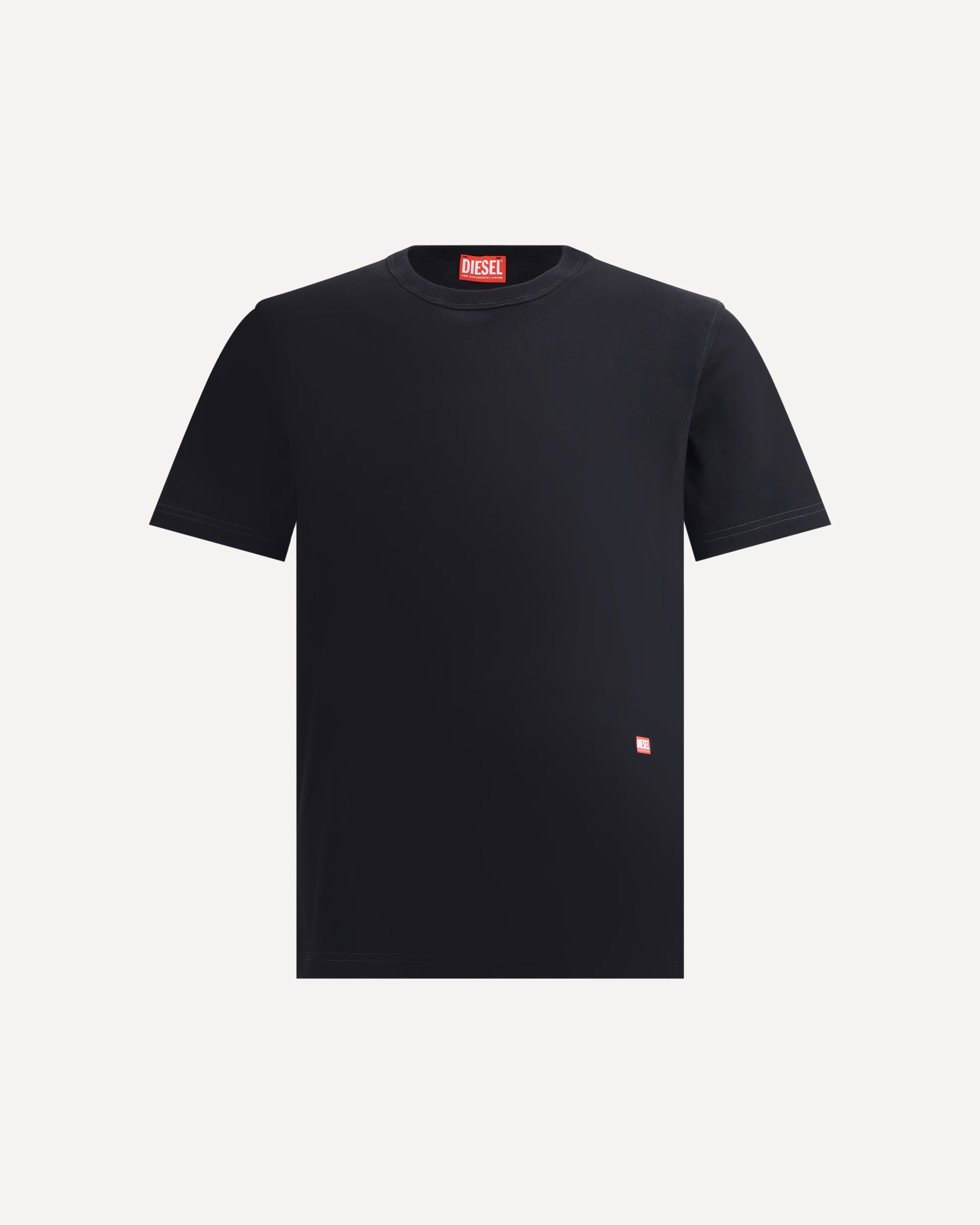 DIESEL T-adjust-slits-r13 T-Shirt BLACK | Base Blu