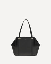 Leather Tote Bag - BLACK | Base Blu