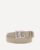 Leather Belt - BEIGE | Base Blu