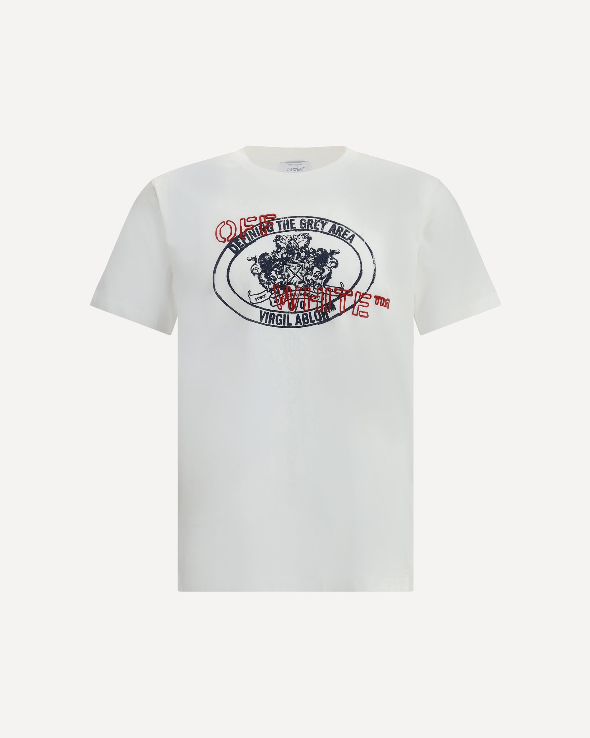 OFF-WHITE Stamp Arrow Slim T-shirt WHITE | Base Blu