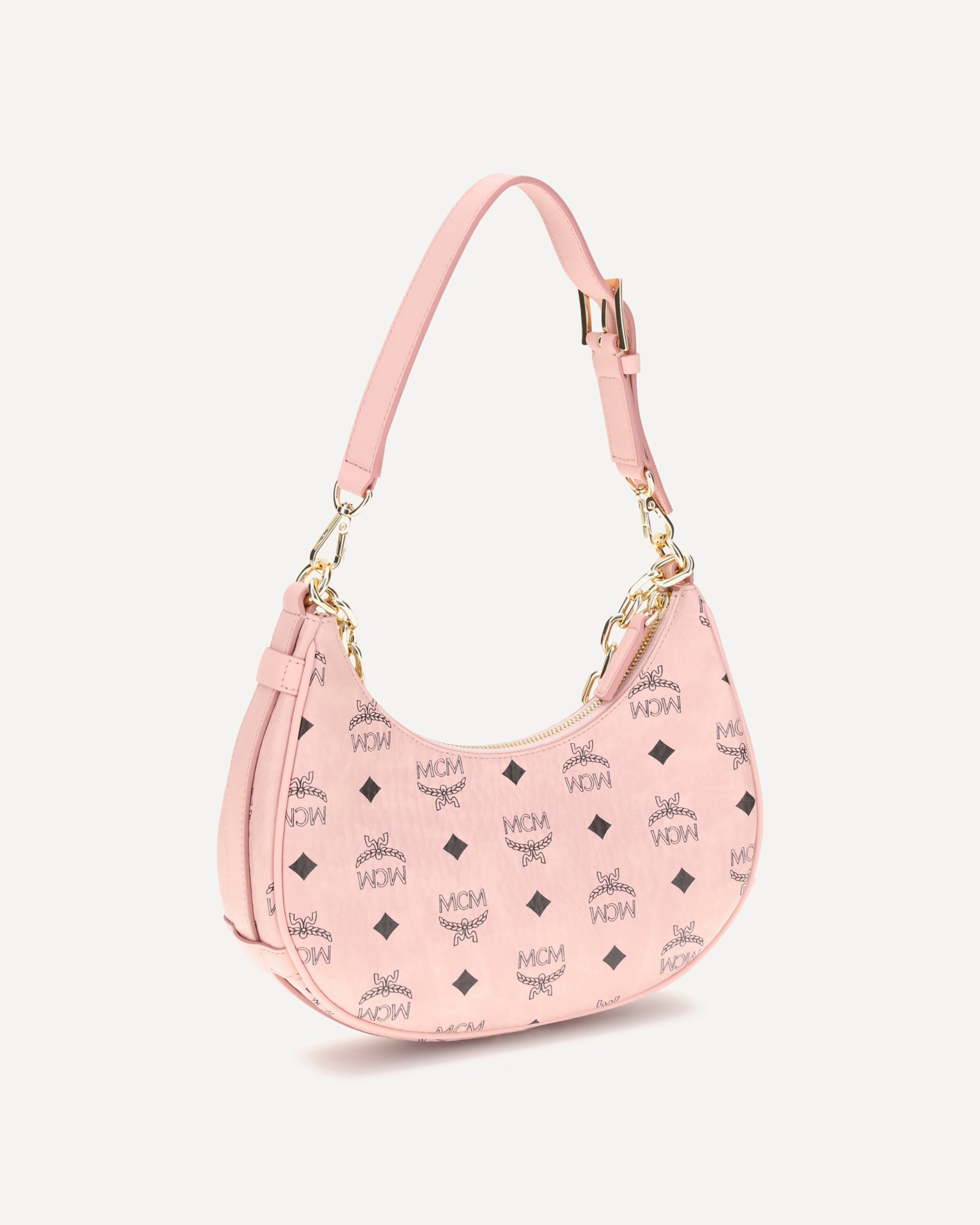 MCM Aren Shoulder Bag PINK | Base Blu