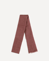 Silk and cashmere Scarf - BORDEAUX | Base Blu