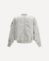 Bomber MA-1 UV  - ARGENTO | Base Blu