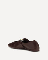 Pebble Ballerinas - BORDEAUX | Base Blu