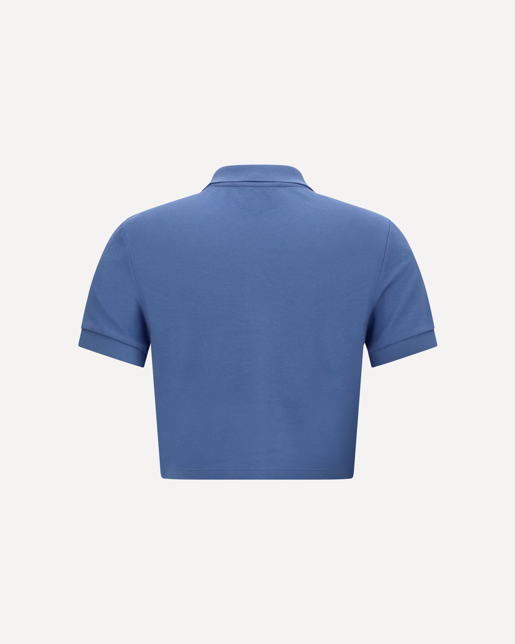 MIU MIU Polo crop Shirt LIGHT BLUE | Base Blu