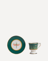 Set di due tazzine con piattino - VERDE | Base Blu