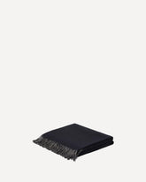 Silk Plaid with fringes - BROWN | Base Blu