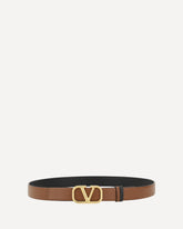 VLogo Reversible Belt - BROWN | Base Blu