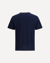 Lightweight jersey voile crêpe T-shirt - BLUE | Base Blu