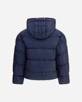 Hooded Down Jacket - BLUE | Base Blu