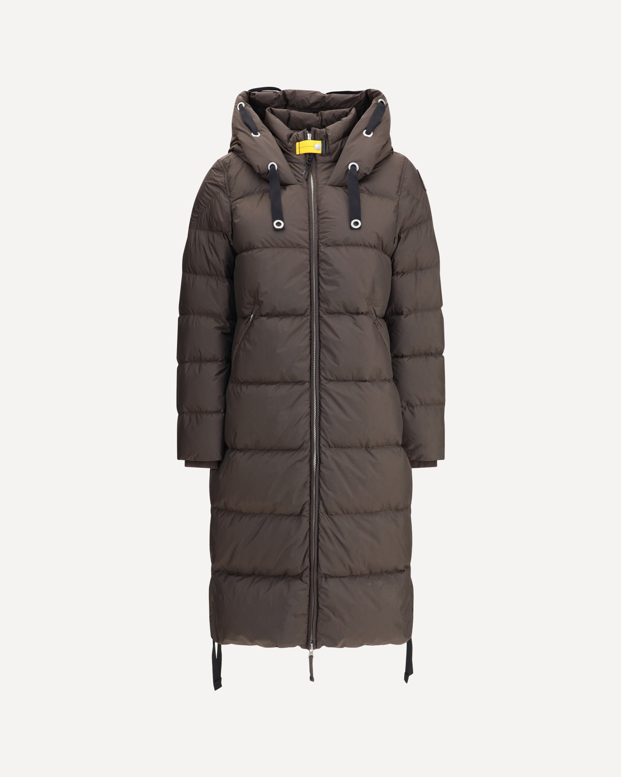 PARAJUMPERS Panda long hooded Down Jacket BROWN | Base Blu