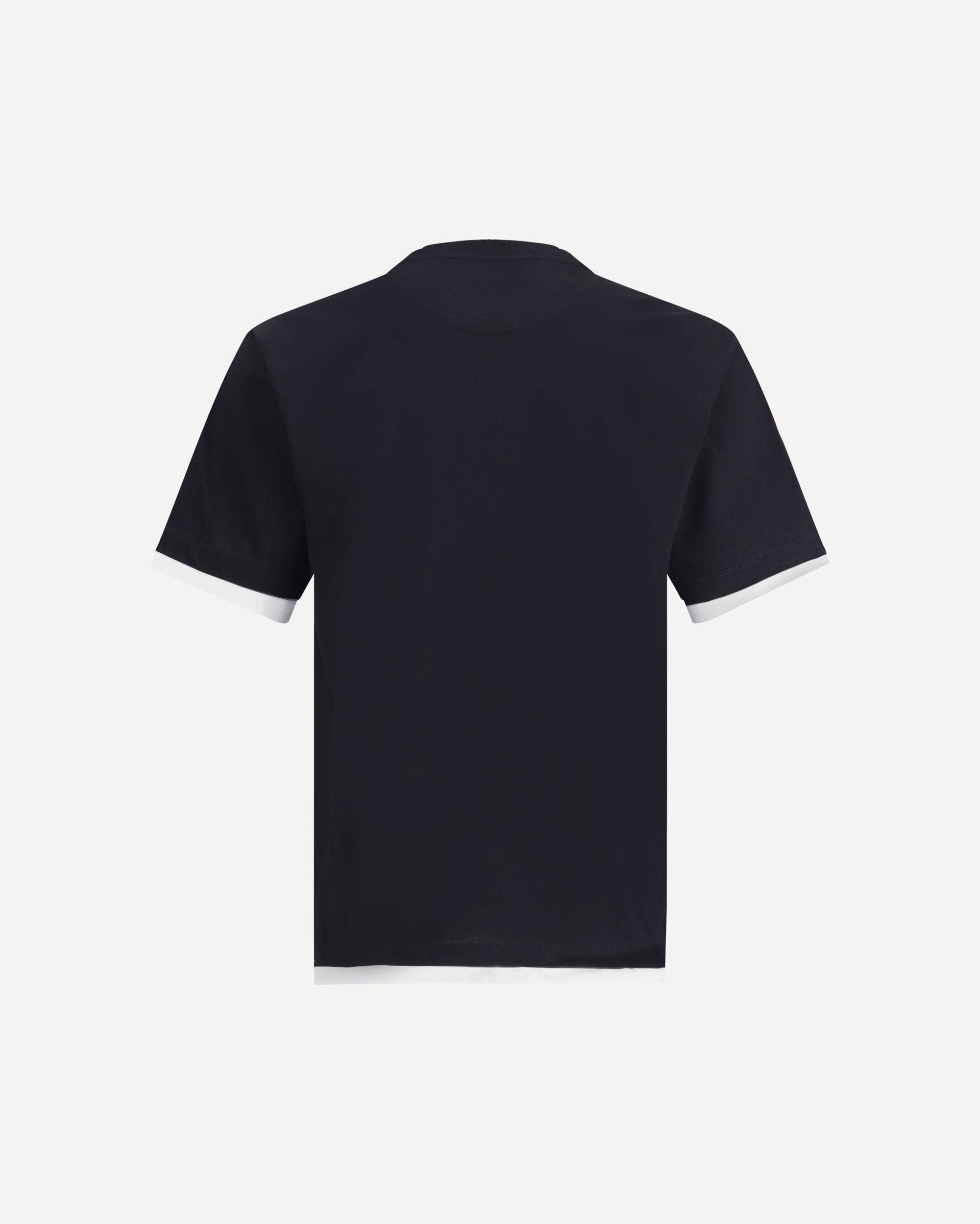 PRADA Double layer T-Shirt BLACK | Base Blu