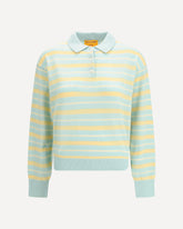 Polo Collegiate Stripe - MULTICOLORE | Base Blu