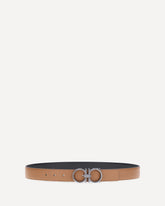 Gancini reversible Belt - BROWN | Base Blu