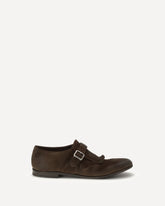 Vintage-inspired suede Loafer - BROWN | Base Blu