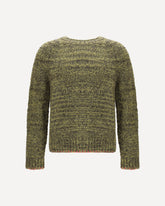 Frederik Contrast Sweater - GREEN | Base Blu