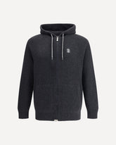 Felpa con Cappuccio - NERO | Base Blu