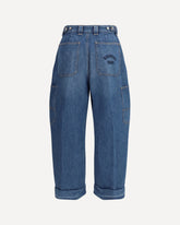 Jeans Cocoon cargo - BLU | Base Blu