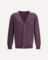 Cardigan in alpaca  - VIOLA | Base Blu