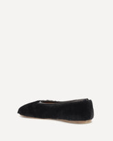 Sheepskin Ballerinas - BLACK | Base Blu