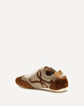 Sneakers Ballet Runner 2.0 in shearling - MULTICOLORE | Base Blu